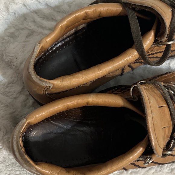 Mephisto Rainbow lace-up shoes in brown leather - Picture 6 of 13